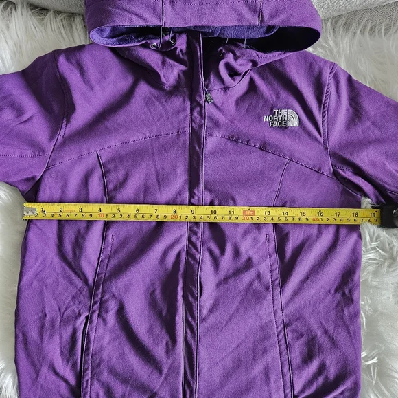 Women Northface full zip hoodie jacket purple SZ M - Picture 5 of 6
